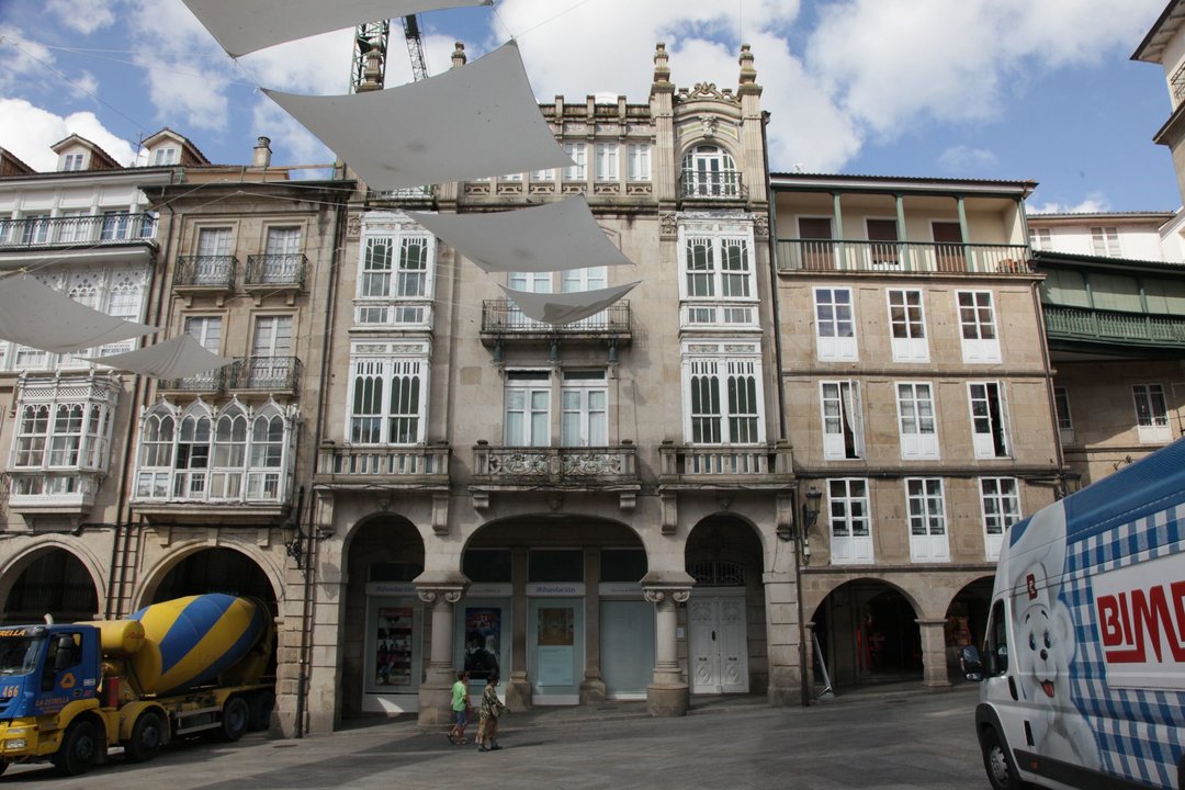 Ourense. 17-08-2015. Edificio de Fermín García, para Cristina Carro. Paz
