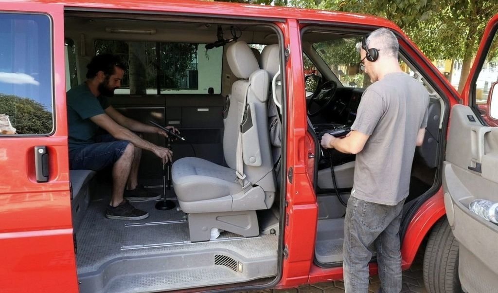 “La Red Van", donde cualquiera puede grabar su música.