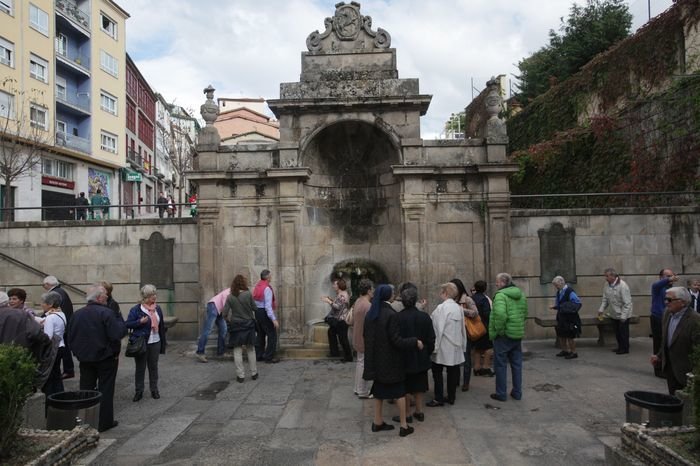 Ourense. 12-10-2015. Jornada de turistas por Ourense. Paz
