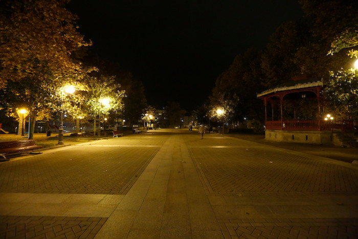Ourense. 11-12-15. Local. Alameda de Ourense valeira e de noite.
Foto: Xesús Fariñas