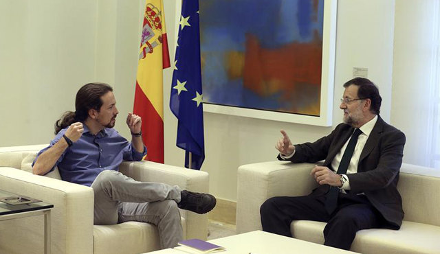 Rajoy e Iglesias ya se reunieron para conversar por el Pacto Antiyihadista.