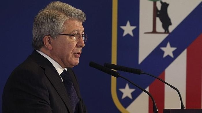 El presidente del Atlético, Enrique Cerezo.