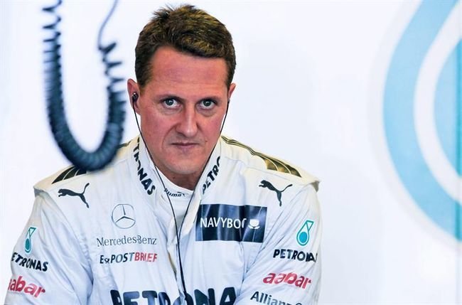 El piloto alemán, Michael Schumacher, durante su etapa en Mercedes.