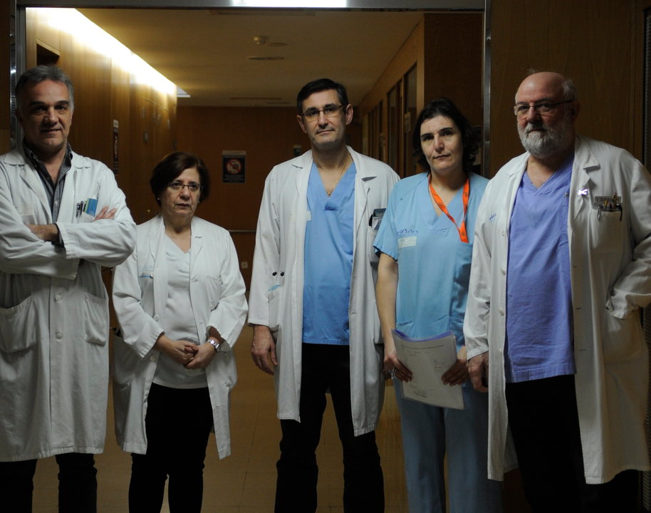 Juan Cortés y equipo de transplantes CHUO
4-3-16