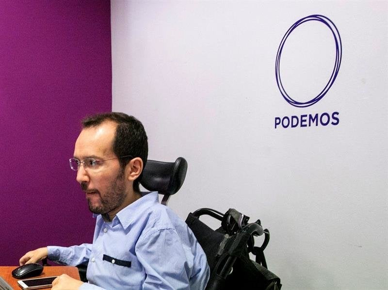 El secretario de Organización de Podemos, Pablo Echenique,