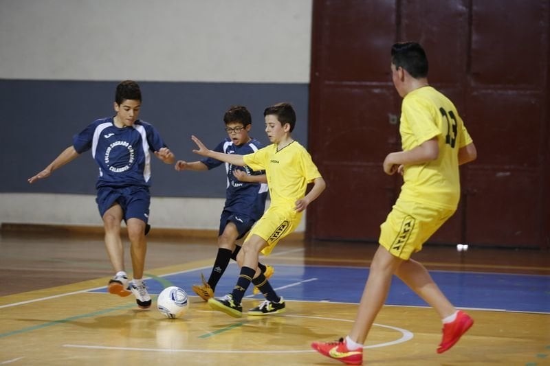 Ourense. 14-05-16. Deportes. Fútbol Sala ecolar nos Remedios.
Foto: Xesús Fariñas