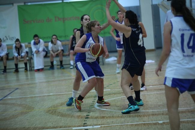 Ourense. 23-01-2016. Campus-Carmelitas, partido de baloncesto. Paz