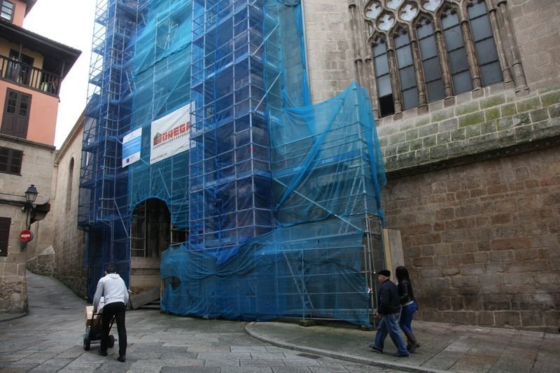 Ourense. 13-12-2016. Adjudicadas obras fachada norte de la Catedral. Paz
