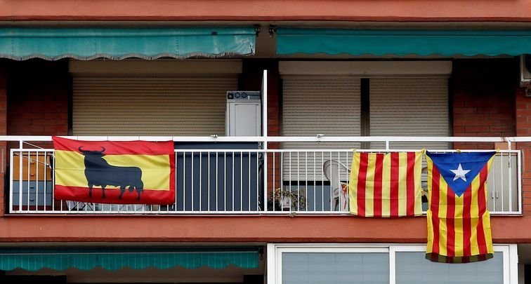 Banderas en Cataluña
