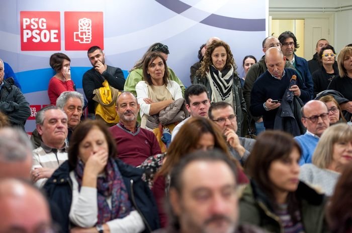 OURENSE (SEDE PSOE). 04/01/2018. OURENSE. Asamblea local de votación para escoger los delegados al Congreso. FOTO: ÓSCAR PINAL
