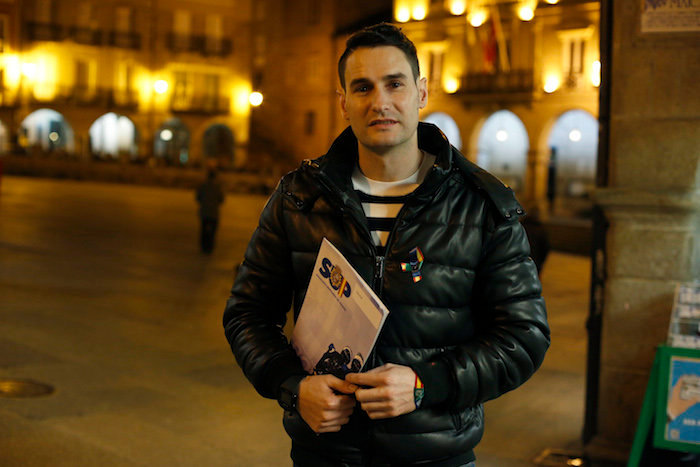 Ourense. 16/02/18. Entrevista a Roberto González, delegado de Sup Ourense, sindicato de Policías.
Foto: Xesús Fariñas