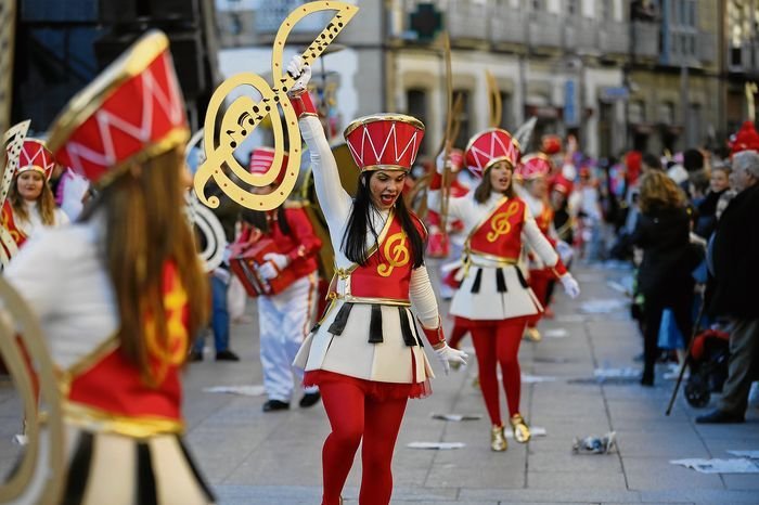 Celanova. 17/02/18. Desfile de Sábado de Piñata en Celanova.
Foto: Xesús Fariñas