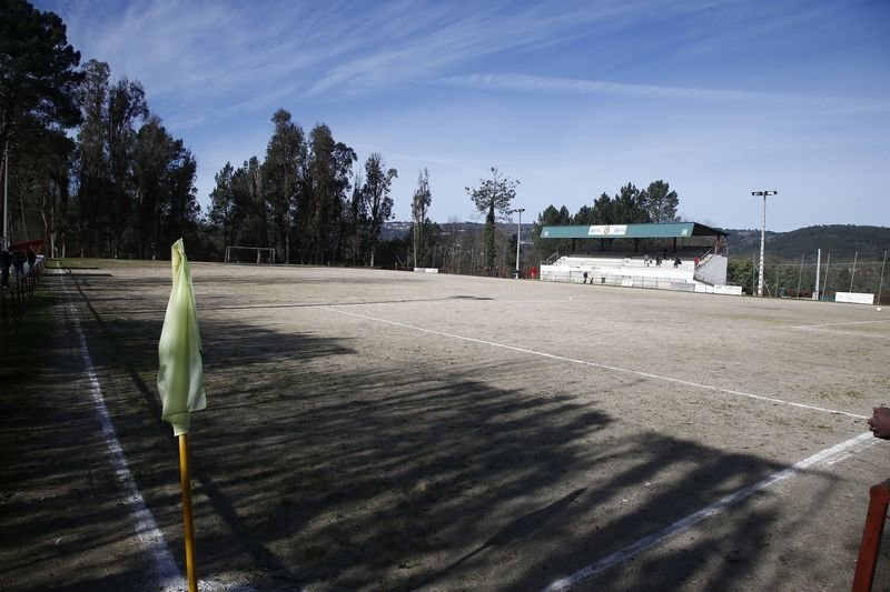 VILASRIÑO, OURENSE 18/2/2018 Partido Vilariño-Maside, e instalaciones del campo, foto Gonzalo Belay