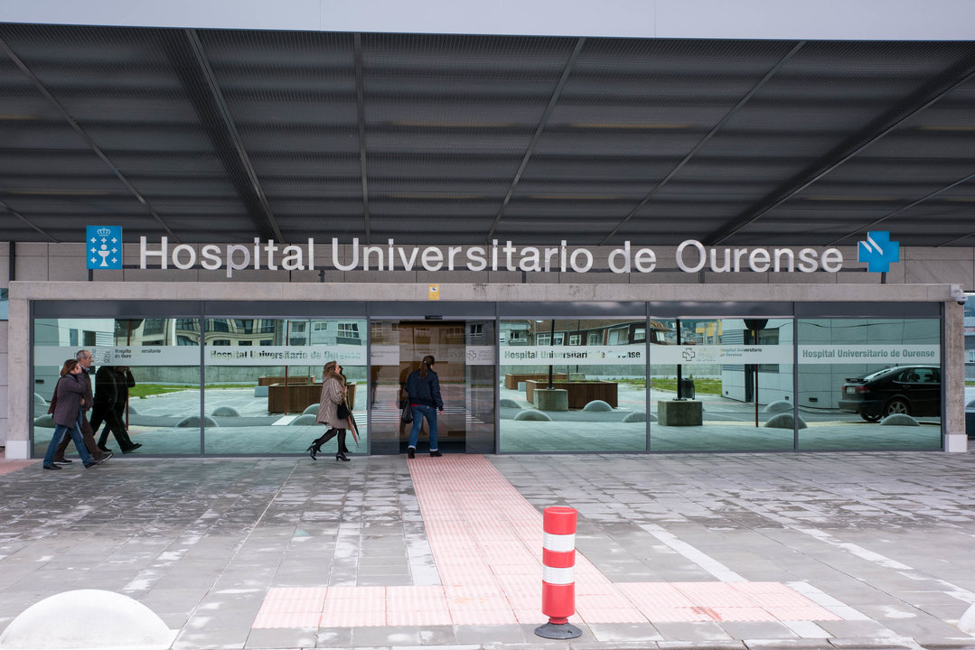 OURENSE (COMPLEXO HOSPITALARIO UNIVERSITARIO). 12/04/2018. OURENSE. Entrada principal del nuevo edificio del Complexo Hospitalario Universitario de Ourense (CHUO) que ya lleva nueve meses funcionando. FOTO: ÓSCAR PINAL
