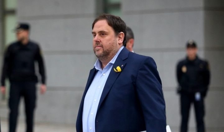 El exvicepresidente de la Generalitat, Oriol Junqueras