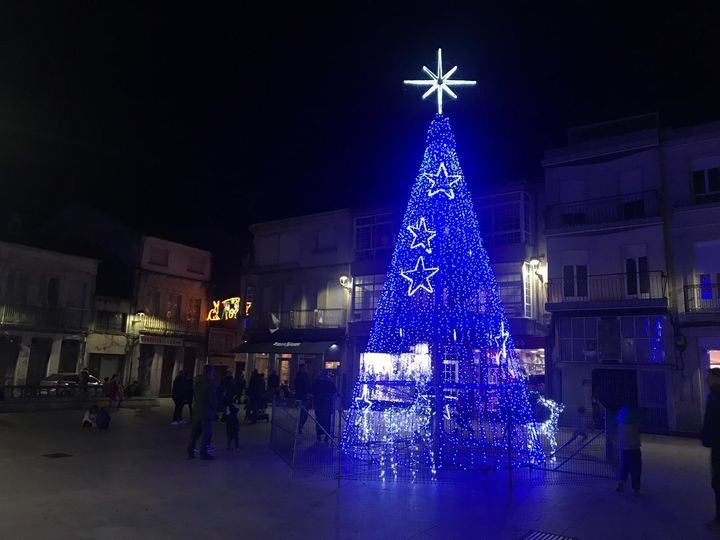 Iluminación navideña en Xinzo
