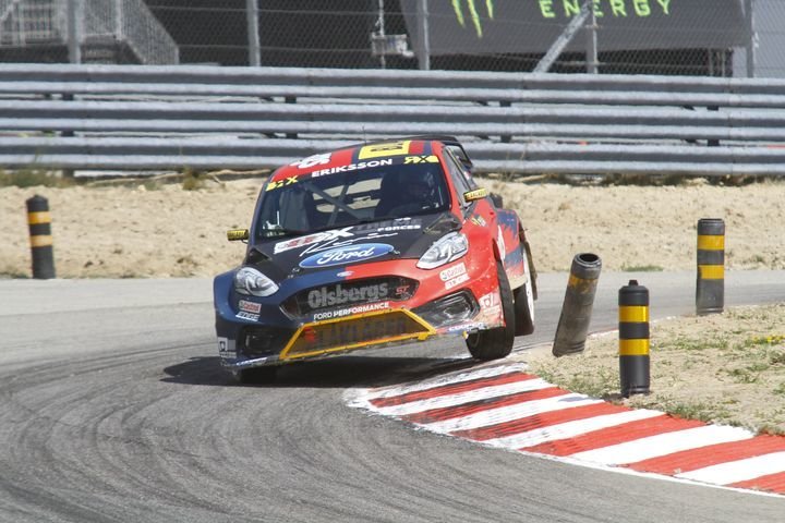 El sueco Kevin Eriksson, a los mandos del Ford Fiesta del equipo Olsbergs durante la pasada edición.