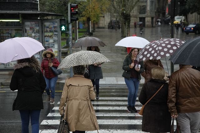 lluvia. Ourense