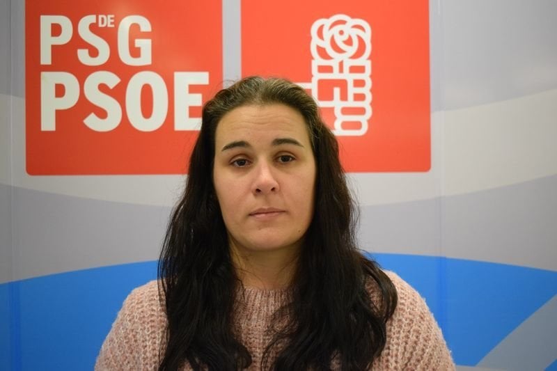 A candidata socialista á alcaldía de Vilar de Barrio, Soraya Briz.
