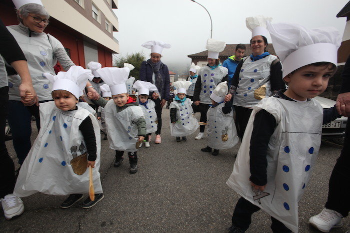 RIBADAVIA 1/03/2019.- Desfile infantil en Ribadavia. José Paz