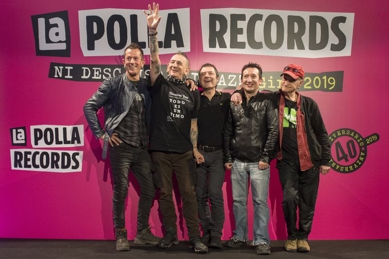 Presentación del regreso del grupo punk español &#39; La polla records&#39; en su 40 aniversario.