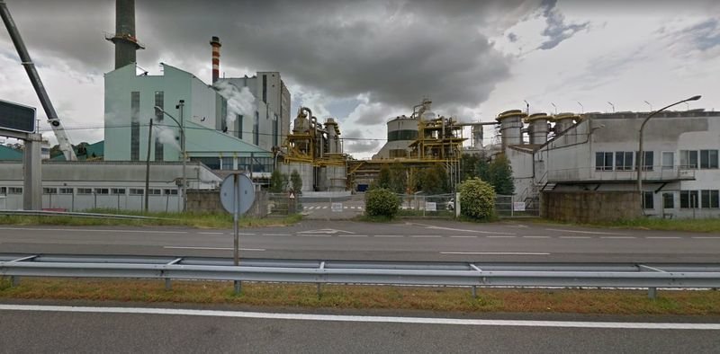 La biofábrica de Ence, en Pontevedra