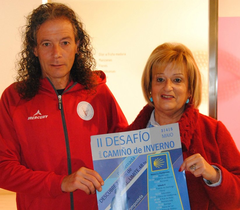 Fernando Ibarra y Aida Menéndez, en la presentación del Desafío.
