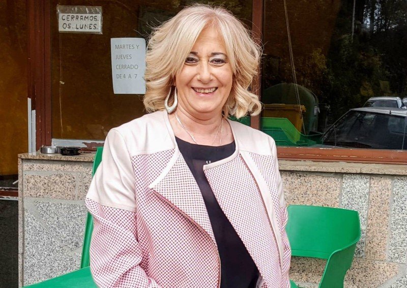 La candidata al Congreso de CxG en Ourense, Sara Corral.