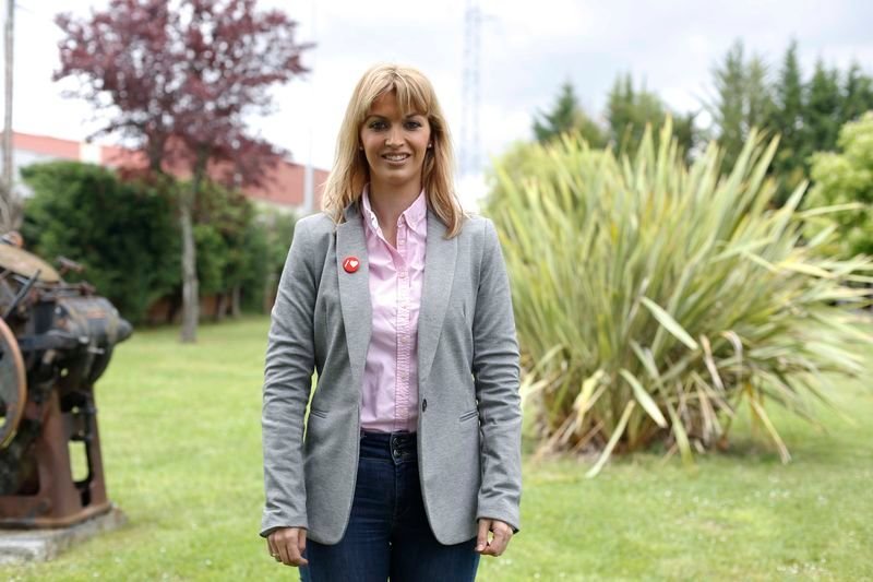 Marina Ortega, candidata socialista al Congreso por Ourense (XESÚS FARIÑAS).