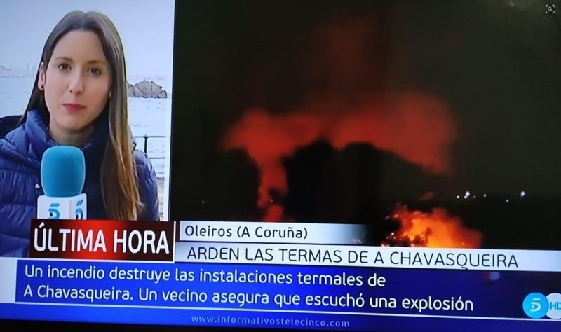 Imagen de la noticia emitida por Telecinco.
