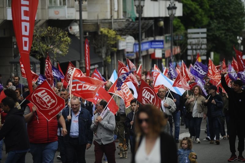 Ourense. manifestación 1 mayo