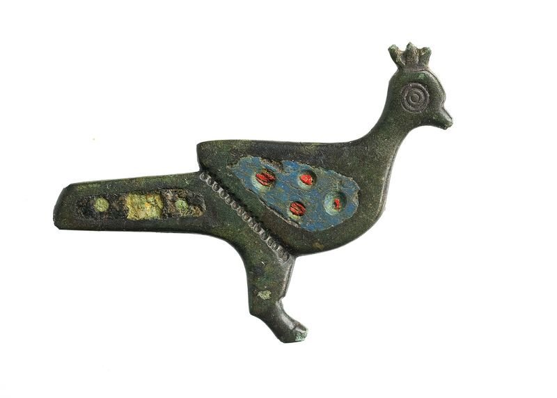 A Peza do Mes do Museo Arqueolóxico é &#34;un galináceo ou pavón&#34;.