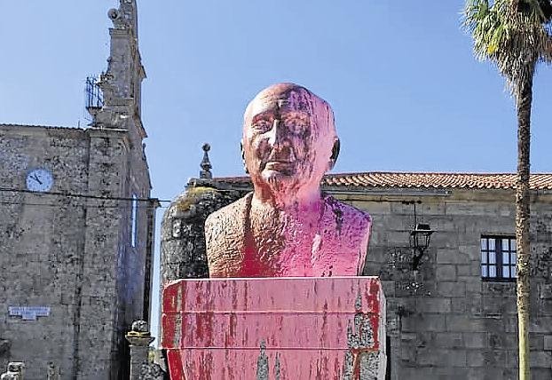 El busto de Eugenio Montes. Foto de archivo.
