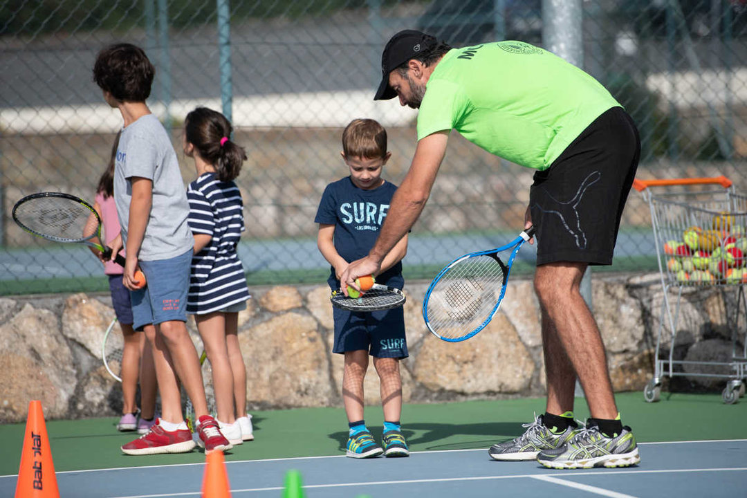 O PEREIRO DE AGUIAR (CLUB DE TENIS SANTO DOMINGO). 15/09/2019. OURENSE. Actividad Más Deporte de tenis. FOTO: ÓSCAR PINAL
