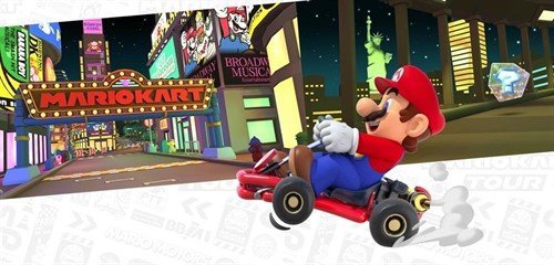 Una imagen promocional del Mario Kart para smartphones.