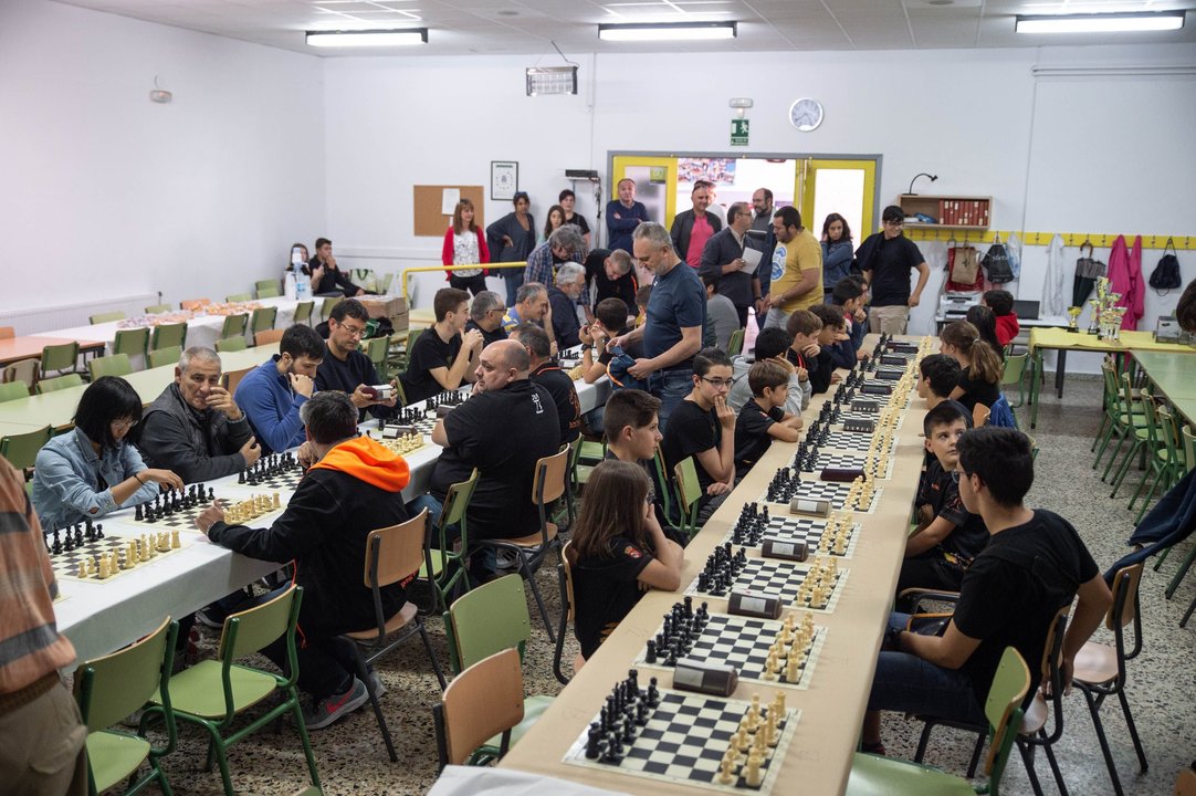 ALLARIZ (CEIP PADRE FEIJÓO). 05/10/2019. OURENSE. Copa Diputación de ajedrez por equipos. FOTO: ÓSCAR PINAL
