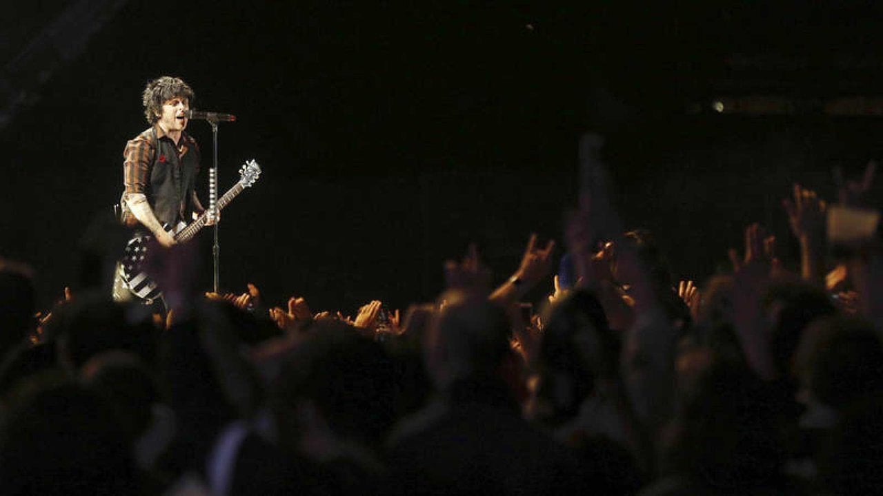 Green Day, en un concierto.