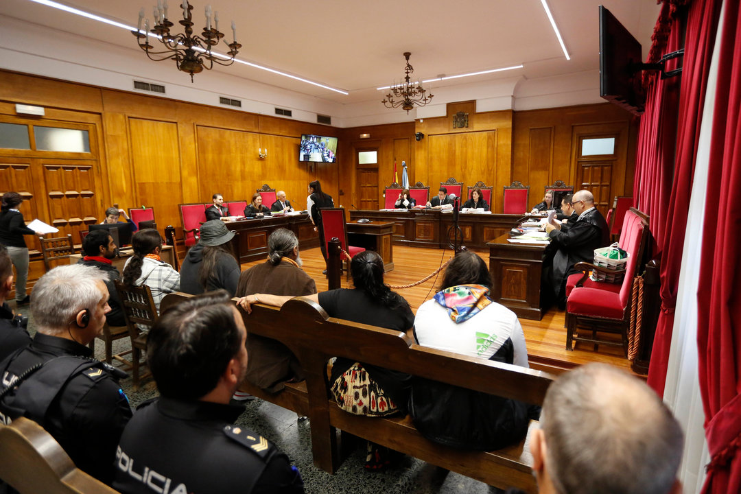 Ourense. 17/10/2019. 2º día del juicio en la audiencia provincial al clan de los Madriles.
Foto: Xesús Fariñas