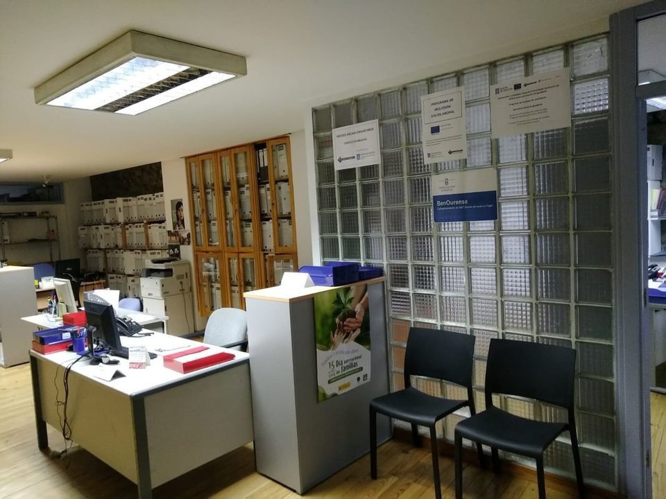 Oficinas de los Servicios Sociales del Concello de Ribadavia.