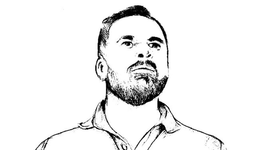 Retrato de Santiago Abascal. (Autora: Aixa Sánchez)