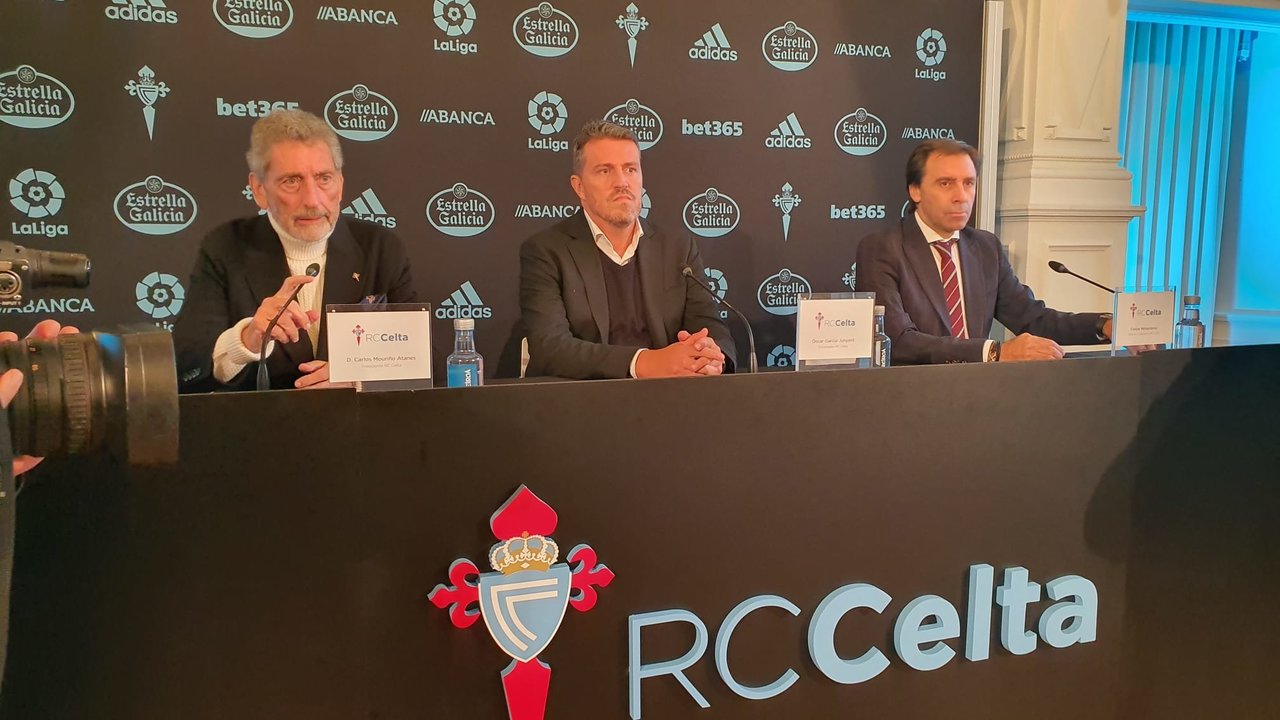 Óscar García explicó que ha firmado solo hasta el final de la presente temporada // J.V. Landín