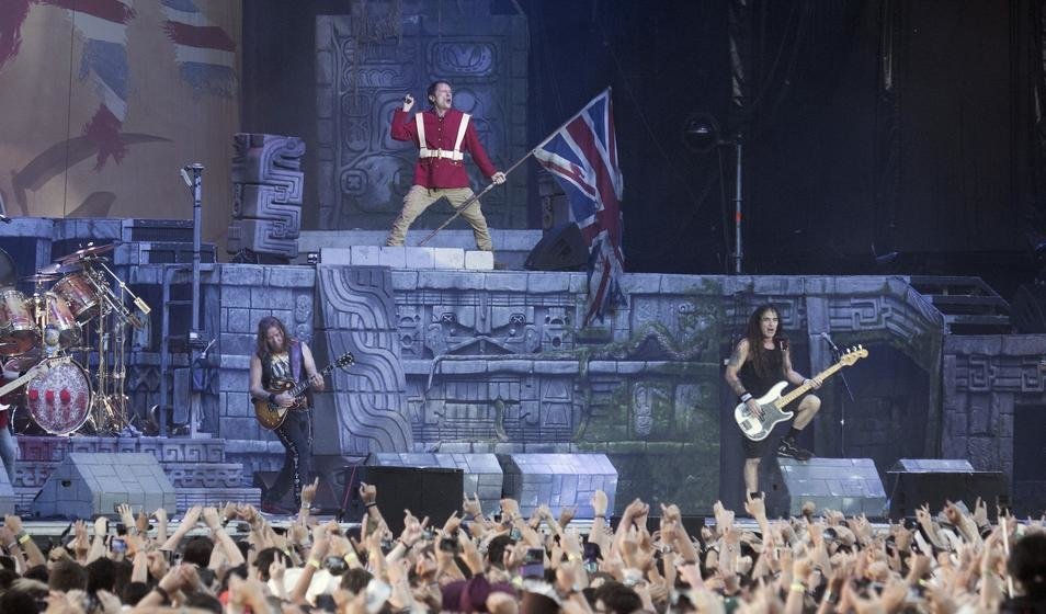 Concierto de Iron Maiden en Madrid.