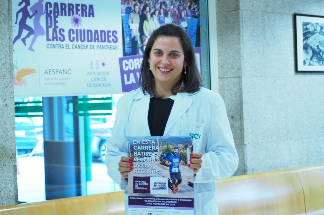María Francisco, co cartel da proba.