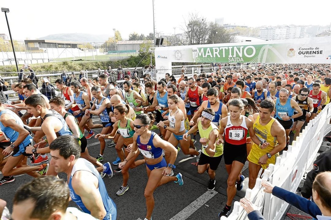 Ourense. 18/11/2018. 42 Carrera  de la San Martiño 2018.
Foto: Xesús Fariñas