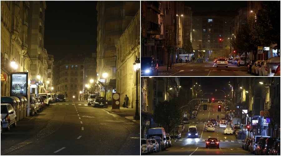 La avenida das Caldas, Pena Trevinca y avenida de Zamora, algunas de las calles de la ciudad sin luces de Navidad (XESÚS FARIÑAS).