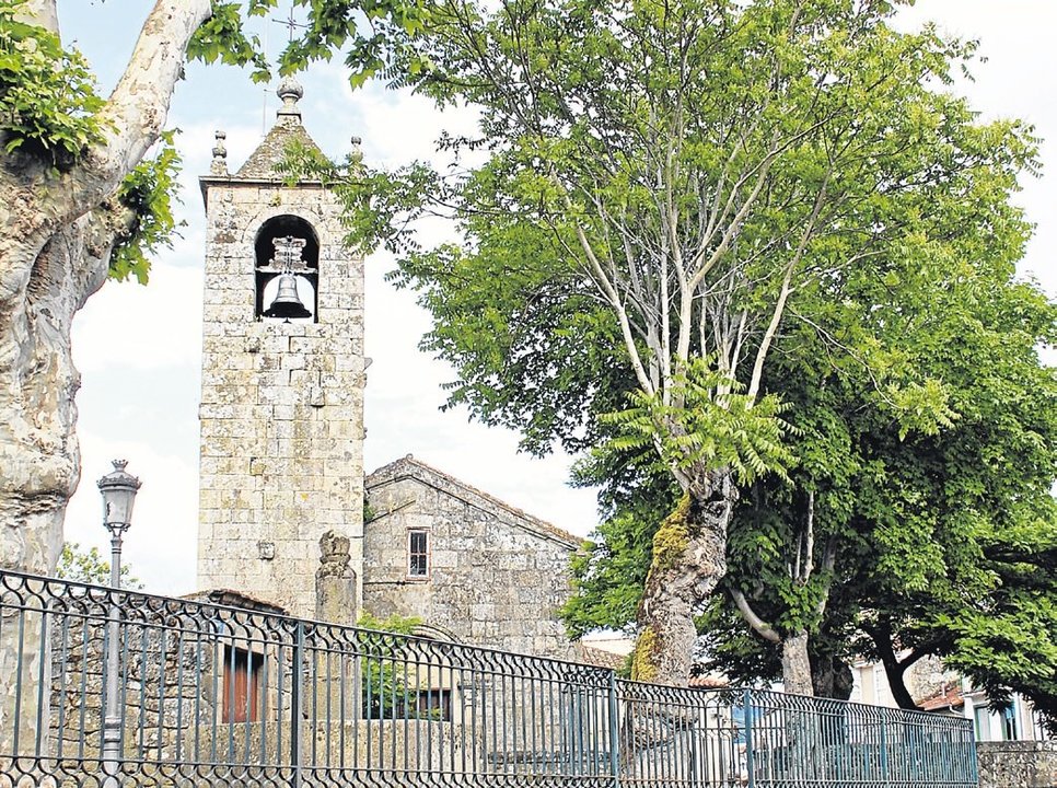 Iglesia de San Esteban, donde se ofició el enlace.
