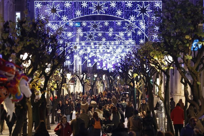 Ourense. 05/12/2019. Encendido del alumbrado navideño en Ourense.
Foto: Xesús Fariñas Navidad