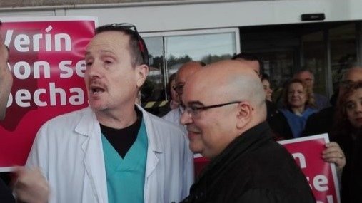 Javier Castrillo y Rogelio Viñán, ginecólogos de Verín.