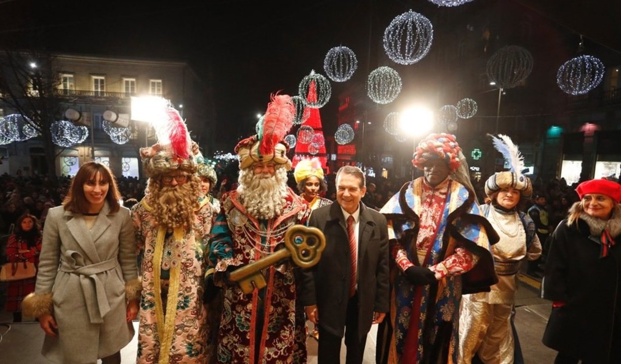 La Cabalgata de los Reyes Magos en Vigo, en enero de este mismo año // J.V. Landín