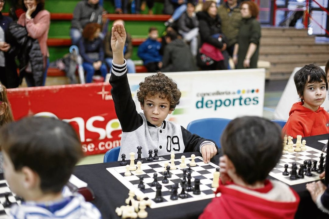 Ourense. 21/12/2019. Torneio de ajedrez en Carmelitas.
Foto. Xesús Fariñas